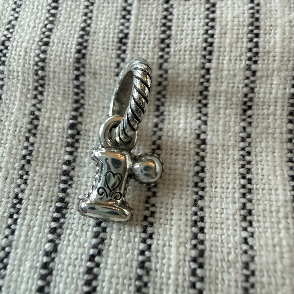 Brighton Silver letter I Charm
